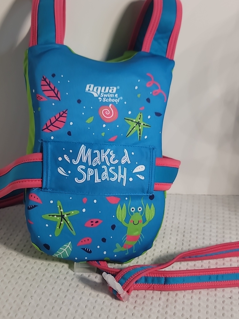 Kids Make a Splash Blue Swim Vest